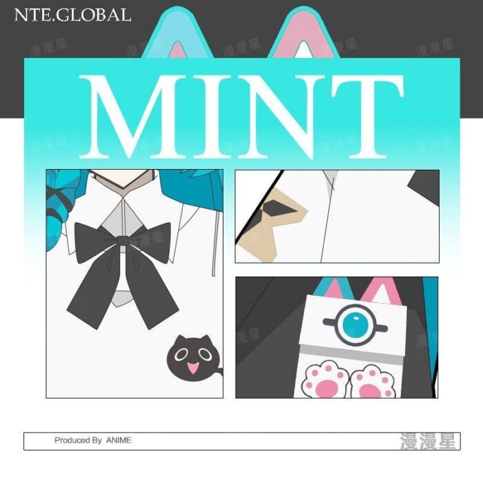 NTE Neverness to Everness Mint Casual Cosplay Outfit – Daily Anime Convention Costume 이환 굿즈 Neverness to Everness グッズ NTE グッズ | nte.global