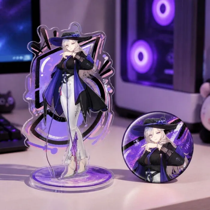 Neverness to Everness (NTE) Jiuyuan Acrylic Stand & Badge Set 이환 굿즈 Neverness to Everness グッズ NTE グッズ | nte.global