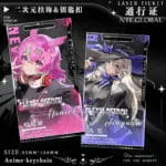 NTE Neverness to Everness Character Laser Ticket Acrylic Keychain – Anime Pass Card Pendant | Neverness to Everness グッズ 이환 굿즈 | nte.global