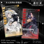 NTE Neverness to Everness Character Laser Ticket Acrylic Keychain – Anime Pass Card Pendant | Neverness to Everness グッズ 이환 굿즈 | nte.global