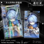 NTE Neverness to Everness Character Laser Ticket Acrylic Keychain – Anime Pass Card Pendant | Neverness to Everness グッズ 이환 굿즈 | nte.global