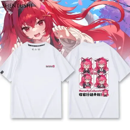 NTE Nanally Graphic T-Shirt Neverness to Everness Merch ナナリ Neverness to Everness グッズ NTE グッズ 이환 굿즈 나나리 | nte.global