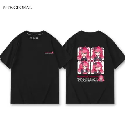 NTE Nanally Graphic T-Shirt Neverness to Everness Merch ナナリ Neverness to Everness グッズ NTE グッズ 이환 굿즈 나나리 | nte.global