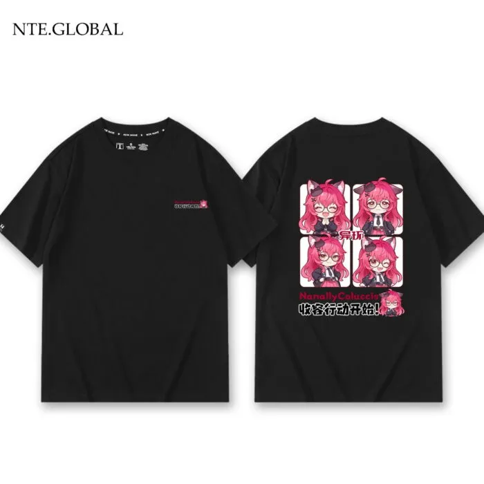 NTE Nanally Graphic T-Shirt Neverness to Everness Merch ナナリ Neverness to Everness グッズ NTE グッズ 이환 굿즈 나나리 | nte.global