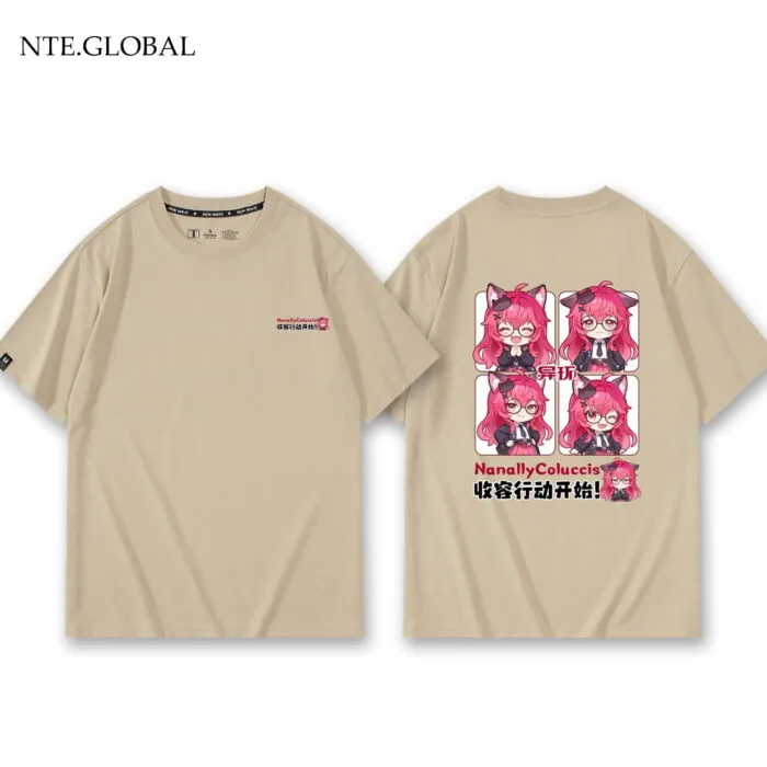 NTE Nanally Graphic T-Shirt Neverness to Everness Merch ナナリ Neverness to Everness グッズ NTE グッズ 이환 굿즈 나나리 | nte.global