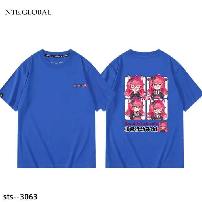 NTE Nanally Graphic T-Shirt Neverness to Everness Merch ナナリ Neverness to Everness グッズ NTE グッズ 이환 굿즈 나나리 | nte.global