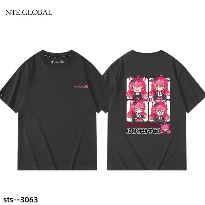 NTE Nanally Graphic T-Shirt Neverness to Everness Merch ナナリ Neverness to Everness グッズ NTE グッズ 이환 굿즈 나나리 | nte.global