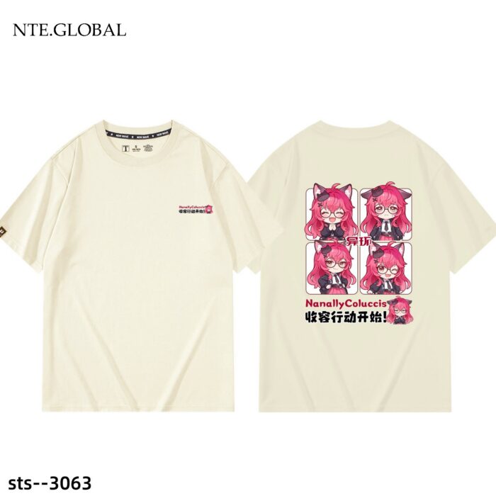 NTE Nanally Graphic T-Shirt Neverness to Everness Merch ナナリ Neverness to Everness グッズ NTE グッズ 이환 굿즈 나나리 | nte.global