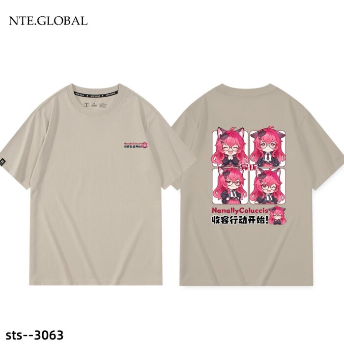 NTE Nanally Graphic T-Shirt Neverness to Everness Merch ナナリ Neverness to Everness グッズ NTE グッズ 이환 굿즈 나나리 | nte.global