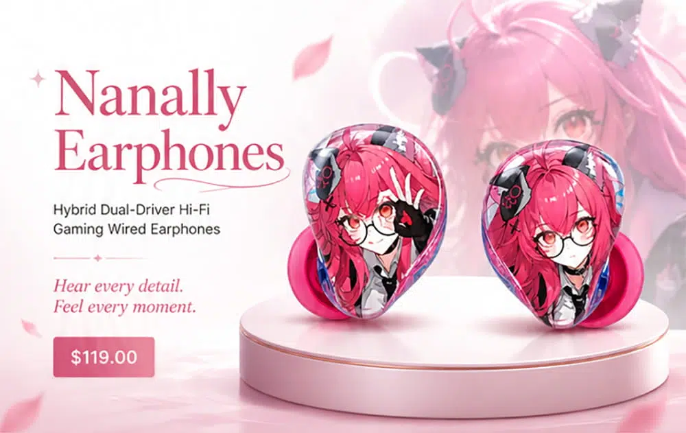 Nanally NTE Hi-Fi Earphones 나나리 이환 굿즈 nte.global