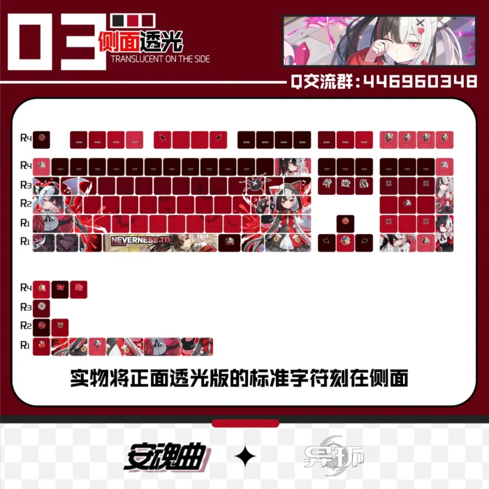 NTE Lacrimosa PBT Keycap Set | nte.global