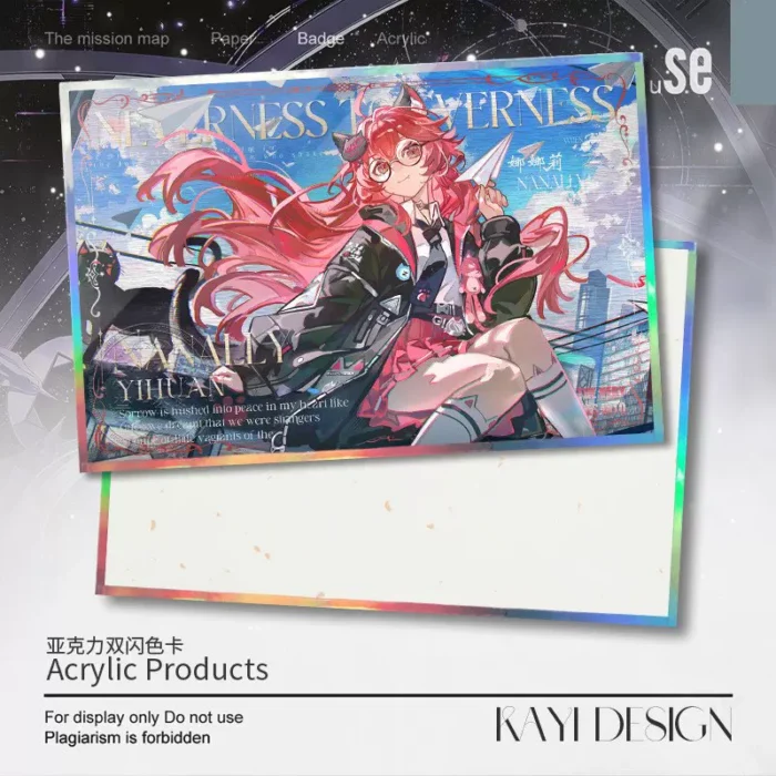 NTE Nanally, Mint, Hotori Acrylic Standee Cards & Postcards | nte.global