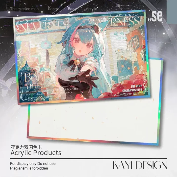 NTE Nanally, Mint, Hotori Acrylic Standee Cards & Postcards | nte.global
