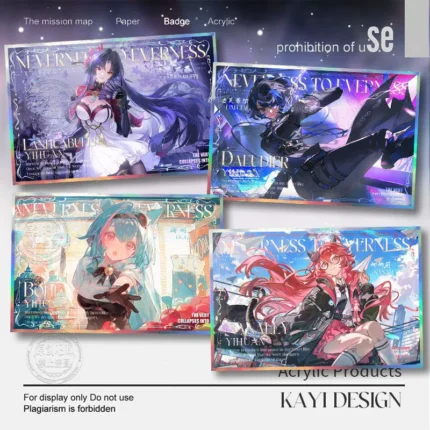 NTE Nanally, Mint, Hotori Acrylic Standee Cards & Postcards | nte.global