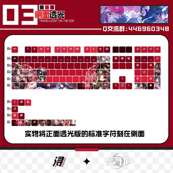 NTE Hotori PBT Keycap Set | nte.global