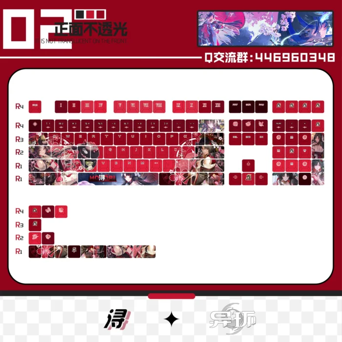 NTE Hotori PBT Keycap Set | nte.global