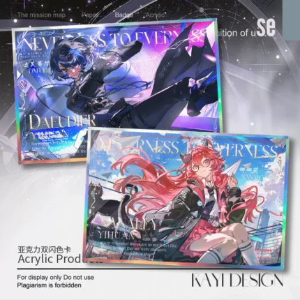 NTE Nanally, Mint, Hotori Acrylic Standee Cards & Postcards | nte.global