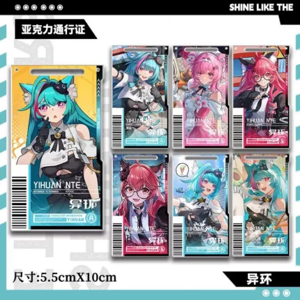 NTE Mint, Chiz, Sakiri, Jiuyuan Acrylic Keychain | nte.global