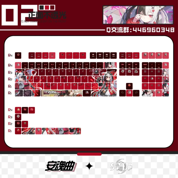 NTE Lacrimosa PBT Keycap Set | nte.global