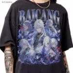 Neverness to Everness (NTE) Baicang "Lightning Soul" Vintage Graphic T-Shirt – Retro Streetwear Edition | nte.global