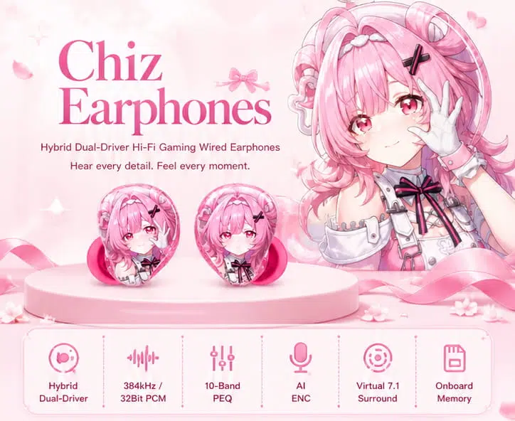 Chiz NTE Hi-Fi Earphones 치즈 이환 굿즈 nte.global