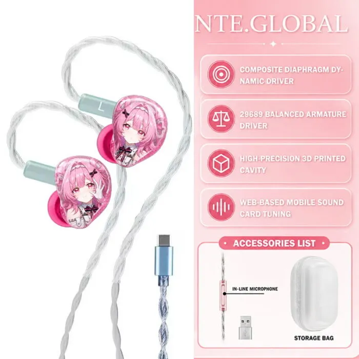 Chiz NTE Hi-Fi Earphones 치즈 이환 굿즈 nte.global