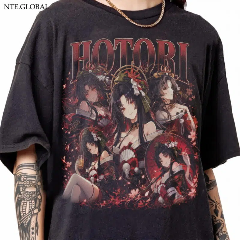 Hotori NTE Vintage Graphic T-shirt 호토리 이환 굿즈 nte.global