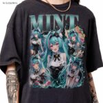 Neverness to Everness (NTE) Mint "Vintage Bootleg" Graphic T-Shirt – Retro Streetwear Edition | nte.global