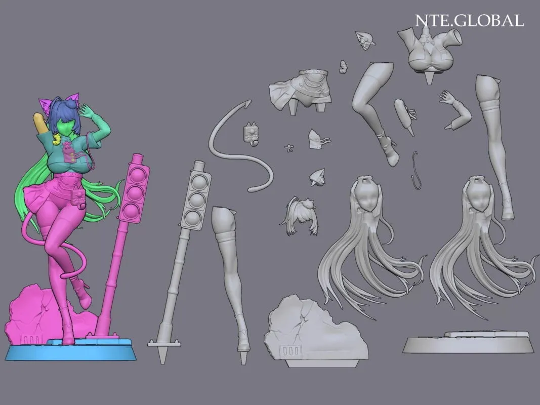 NTE Neverness to Everness Mint Figure – 3D Printed Custom Painted Collectible Statue | 이환 굿즈 NTE グッズ NTEフィギュア | nte.global