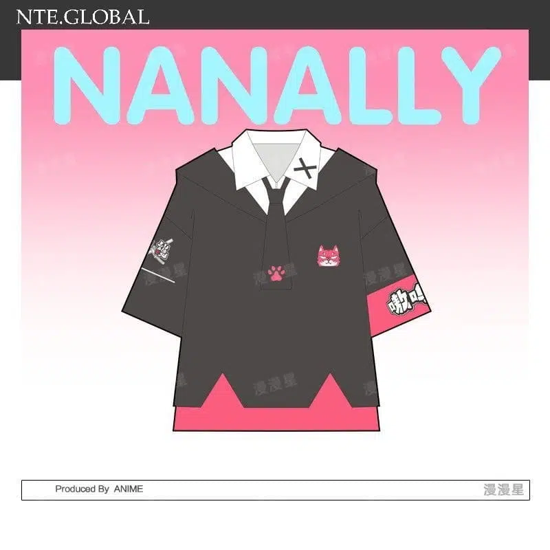 NTE Neverness to Everness Nanally Casual Cosplay Outfit – Daily Anime Convention Costume 이환 굿즈 Neverness to Everness グッズ NTE グッズ | nte.global