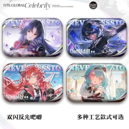 NTE Neverness to Everness Character Holographic Tinplate Badge Neverness to Everness グッズ NTE グッズ 이환 굿즈 | nte.global
