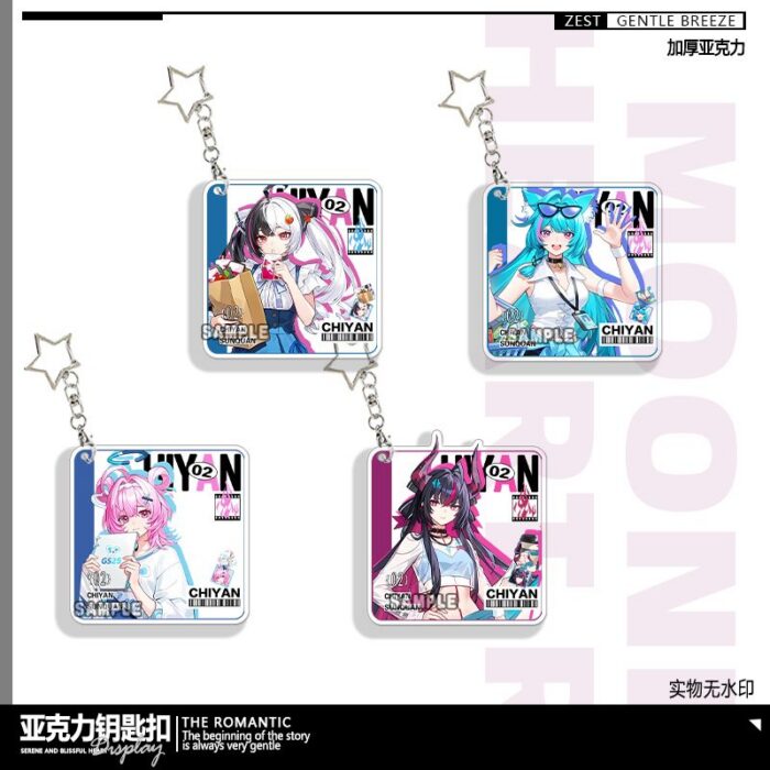 NTE Lacrimosa Mint Chiz Shinku Star Chain Acrylic Keychain |  | nte.global