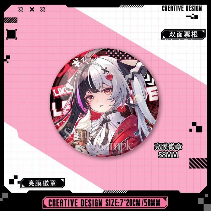 NTE Nanally Mint Lacrimosa Jiuyuan Ticket Badge Set |  | nte.global
