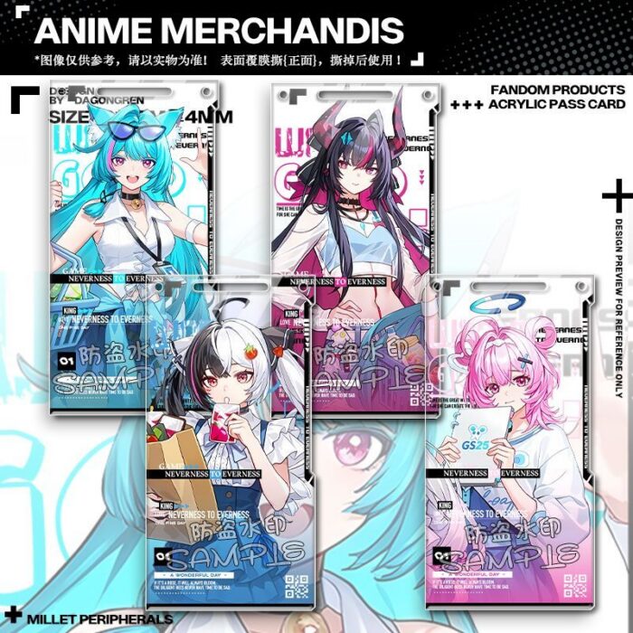 NTE GS25 Collaboration Shinku Mint Lacrimosa Chiz Acrylic Pass Pendant |  | nte.global