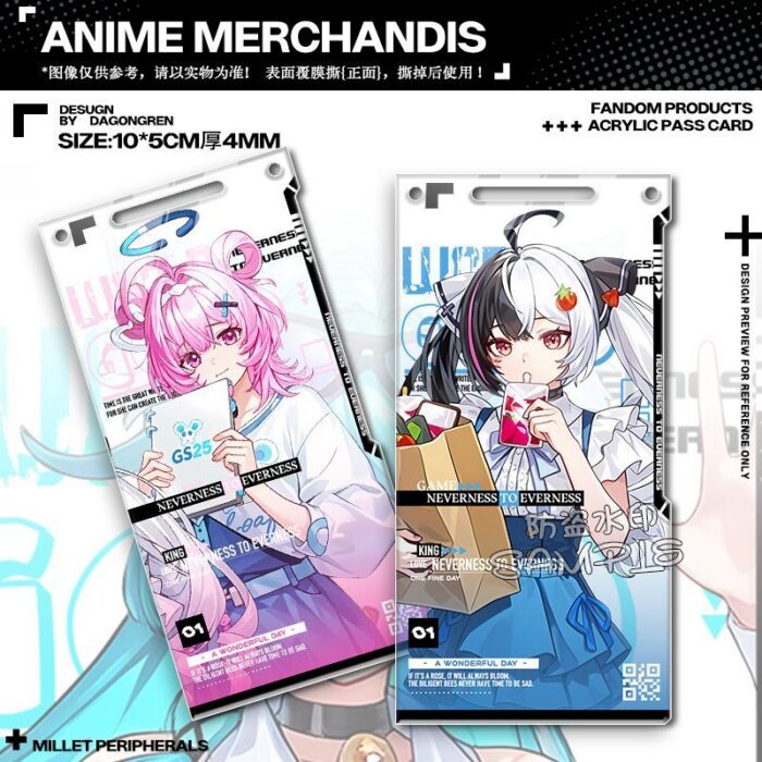 NTE GS25 Collaboration Shinku Mint Lacrimosa Chiz Acrylic Pass Pendant |  | nte.global