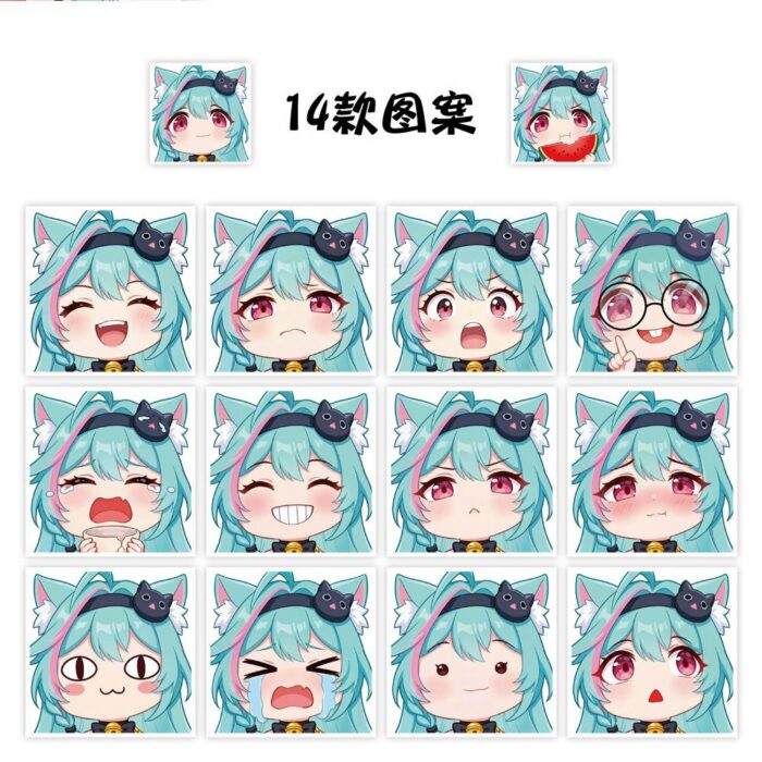 NTE Mint Sticker Set Neverness to Everness Merch | nte.global NTE グッズ 이환 굿즈 | Mint, NTE 민트, NTE ミント