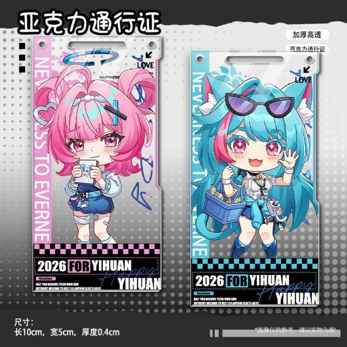 NTE GS25 Shinku Mint Lacrimosa Chiz Acrylic Pass Standee |  | nte.global