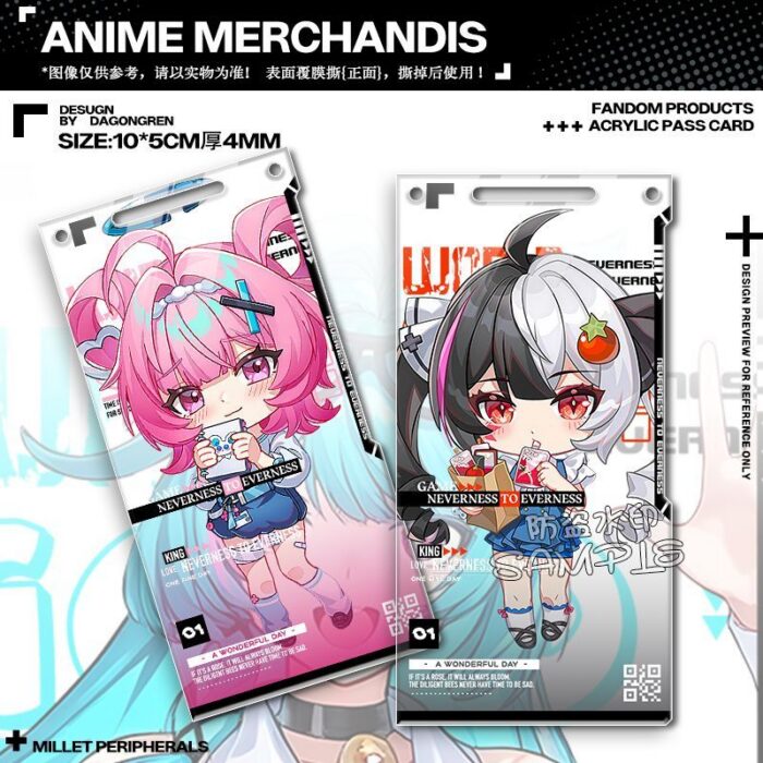 NTE GS25 Collaboration Shinku Mint Lacrimosa Chiz Acrylic Pass Pendant |  | nte.global