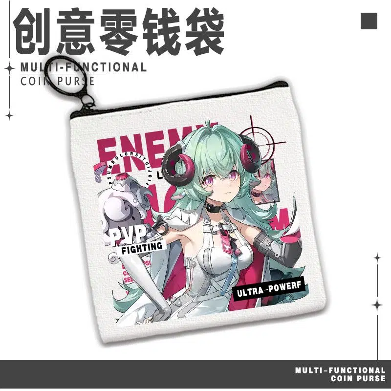 商品展示 NTE Shinku Iroi Canvas Coin Purse Card Pouch 商品展示