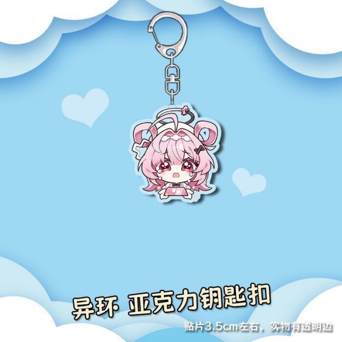 NTE Multi Character Acrylic Keychain Neverness to Everness Merch | nte.global NTE グッズ 이환 굿즈 | Nanally, NTE 나나리, NTE ナナリ, Mint, NTE 민트, NTE ミント, Chiz, NTE 치즈, NTE ちいちゃん