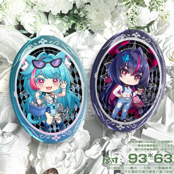 NTE GS25 Lacrimosa Shinku Chiz Mint Oval Badge |  | nte.global