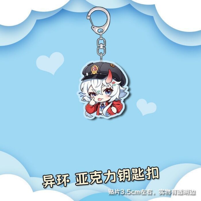 NTE Multi Character Acrylic Keychain Neverness to Everness Merch | nte.global NTE グッズ 이환 굿즈 | Nanally, NTE 나나리, NTE ナナリ, Mint, NTE 민트, NTE ミント, Chiz, NTE 치즈, NTE ちいちゃん