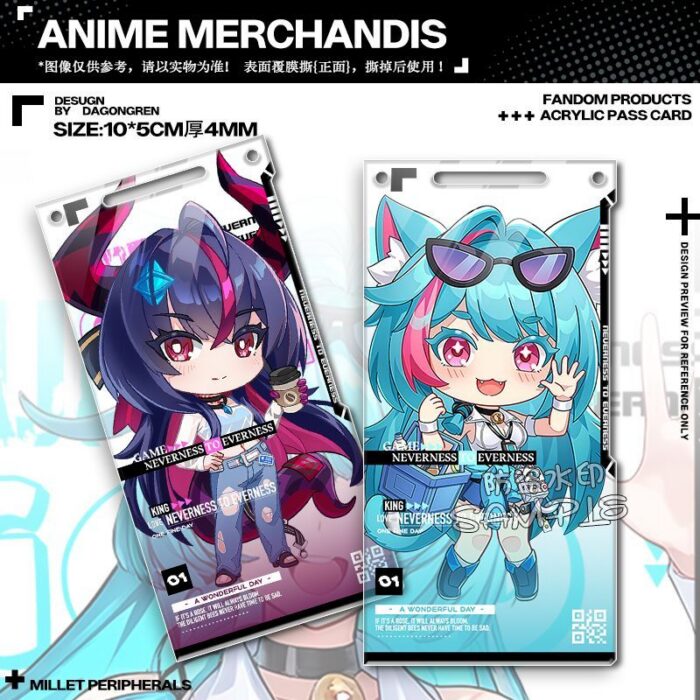 NTE GS25 Collaboration Shinku Mint Lacrimosa Chiz Acrylic Pass Pendant |  | nte.global