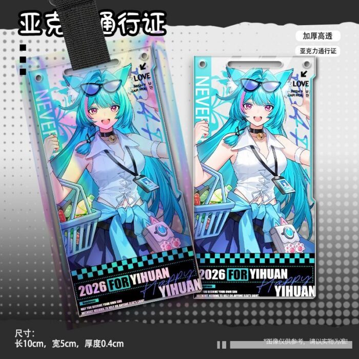 NTE GS25 Shinku Mint Lacrimosa Chiz Acrylic Pass Standee |  | nte.global