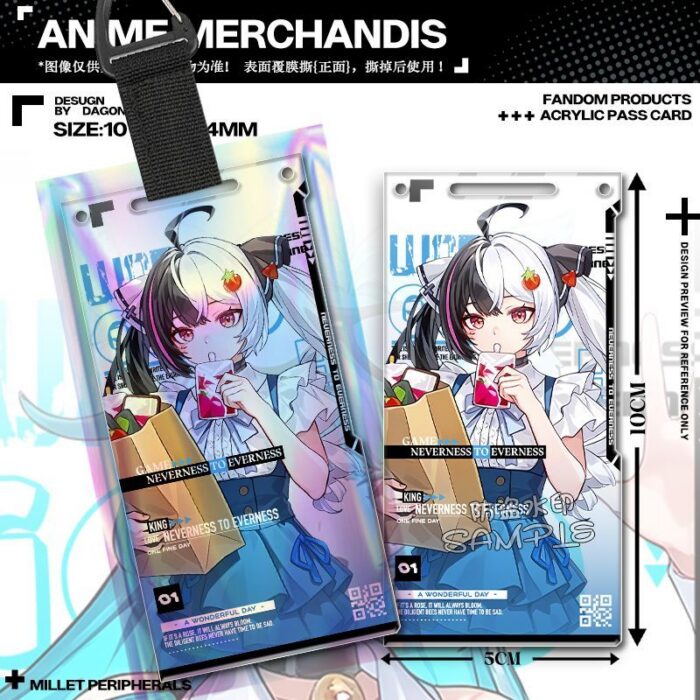 NTE GS25 Collaboration Shinku Mint Lacrimosa Chiz Acrylic Pass Pendant |  | nte.global