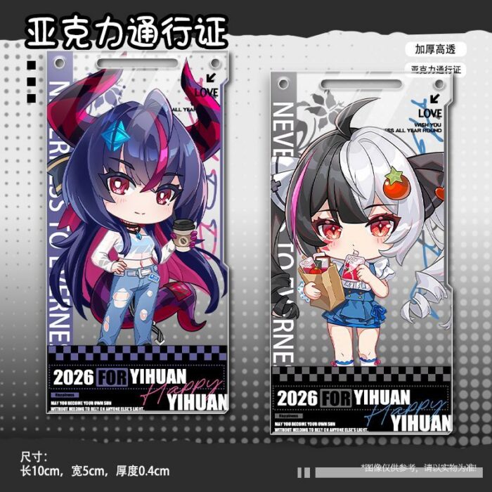 NTE GS25 Shinku Mint Lacrimosa Chiz Acrylic Pass Standee |  | nte.global