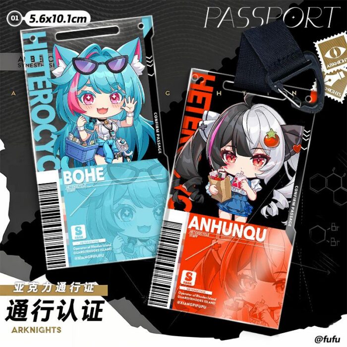 NTE GS25 Collaboration Mint Lacrimosa Chiz Shinku Acrylic Pass Keychain |  | nte.global