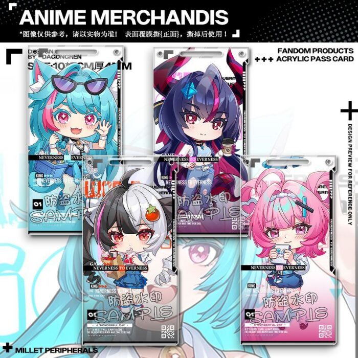 NTE GS25 Collaboration Shinku Mint Lacrimosa Chiz Acrylic Pass Pendant |  | nte.global