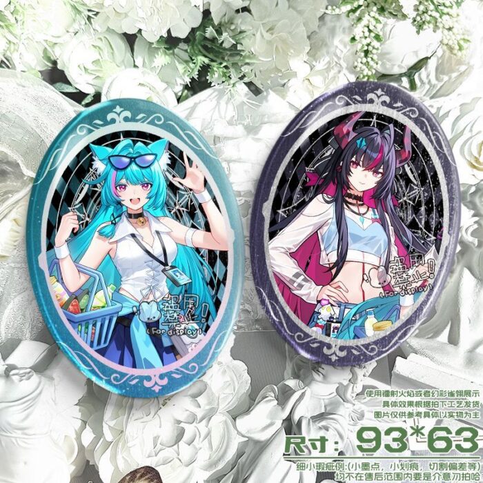 NTE GS25 Lacrimosa Shinku Chiz Mint Oval Badge |  | nte.global