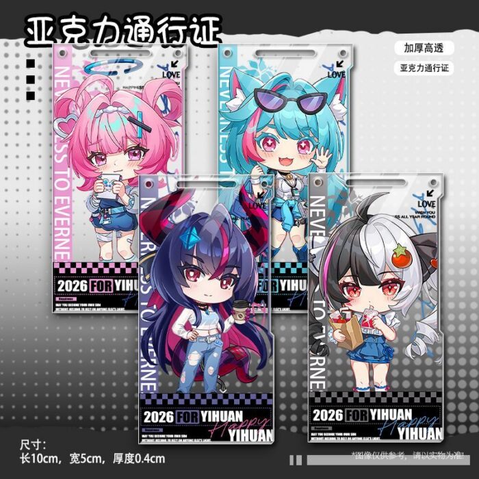 NTE GS25 Shinku Mint Lacrimosa Chiz Acrylic Pass Standee |  | nte.global